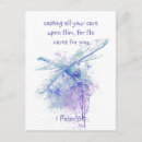 Search for cast your cares cards Bible