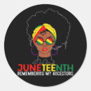 Search for ancestors stickers Juneteenth