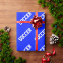 Search for soccer christmas wrapping paper White