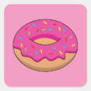 Search for cartoon doughnuts stickers Pink