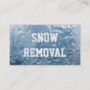 Search for snow shoveling business cards Ice