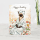 Search for spa birthday cards Cat