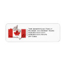 Search for canada flag return address labels Patriotic