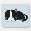 Search for black felines mousepads Tuxedo