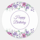 Search for floral birthday card stickers Flowers