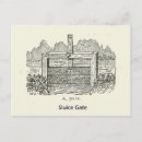 Search for wooden gate postcards Vintage