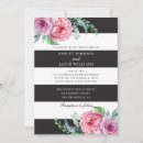 Search for floral stripes invitations Botanical