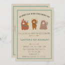 Search for wilderness birthday invitations Animals