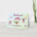 Search for fairy thank you cards Mushroom