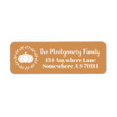 Search for white pumpkin return address labels Pumpkins