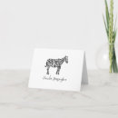 Search for zoo note cards Zebra