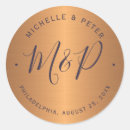 Search for copper monogram stickers Monogrammed