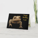 Search for toad birthday cards Frogs