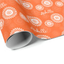 Search for tangerine wrapping paper Retro
