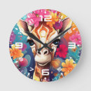 Search for giraffe clocks Portrait