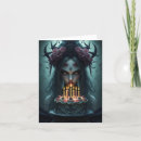 Search for gothic girl birthday cards Black