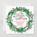 Search for wreath christmas invitations Festive