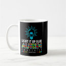 Search for autism dad mugs Blue