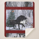 Search for christmas horse blankets Friesian