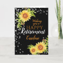 Search for floral retirement cards Elegant
