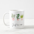 Search for plant mugs watercolor potted plants