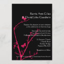 Search for black hot pink wedding invitations Bold