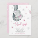 Search for elephant baby shower thank you cards Pink