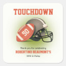 Search for vintage football stickers Touchdown