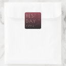 Search for maroon wedding stickers Modern