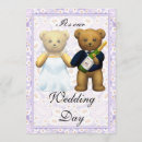 Search for bear wedding invitations Marriage
