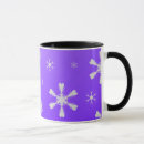 Search for purple snowflakes mugs Pretty
