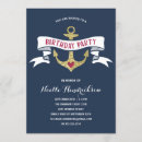 Search for anchor birthday invitations Vintage