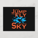 Search for skydiver postcards Freefall