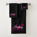 Search for black and white bath towels Girly