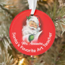 Search for art teacher christmas tree decorations Funny