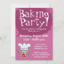 Search for baking party invitations Cook