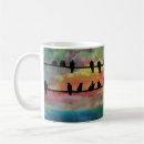 Search for bird on a wire mugs Nature