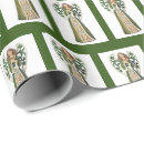 Search for irish christmas wrapping paper Green