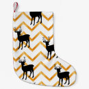 Search for deer christmas stockings Gold