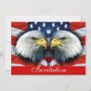 Search for bald eagles invitations Patriotism