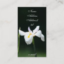 Search for iris business cards Flower