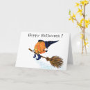 Search for flying witch cards Pumpkin