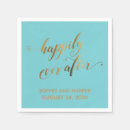 Search for happily ever after napkins Calligraphy