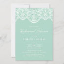 Search for mint rehearsal dinner invitations Vintage