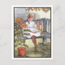 Search for girl with dog postcards Flowers