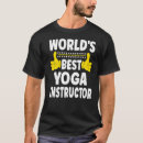 Search for yoga instructor tshirts Title