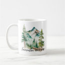 Search for mountains and trees mugs Outdoors