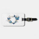 Search for love heart luggage tags Blue