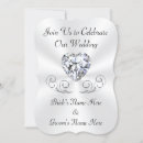 Search for diamond shape wedding invitations Couple