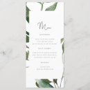 Search for monogram wedding menus Formal